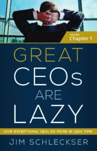 great CEOs are lazy