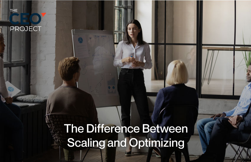 The Difference Between Scaling and Optimizing